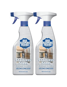 Limpiador y Pulidor de Acero Inoxidable Bar Keepers Friend 2L
