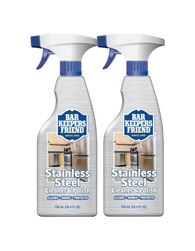 Limpiador y Pulidor de Acero Inoxidable Bar Keepers Friend 2L