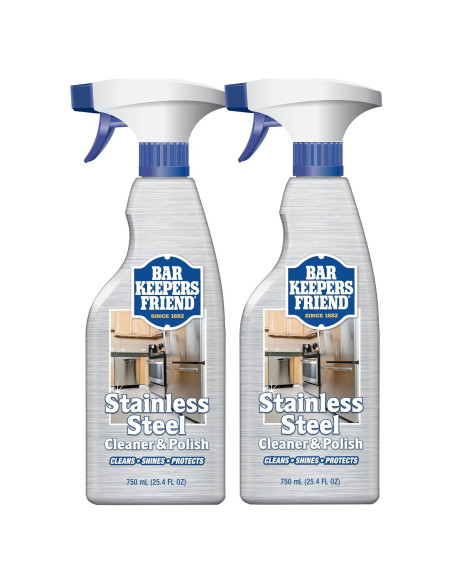 Limpiador y Pulidor de Acero Inoxidable Bar Keepers Friend 2L
