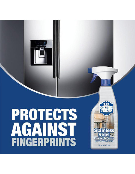 Limpiador y Pulidor de Acero Inoxidable Bar Keepers Friend 2L