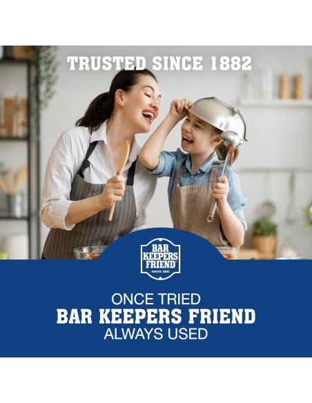 Limpiador y Pulidor de Acero Inoxidable Bar Keepers Friend 2L