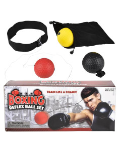 Juego de Pelotas de Reflexión de Boxeo Forest & Twelfth - 3 Pelotas