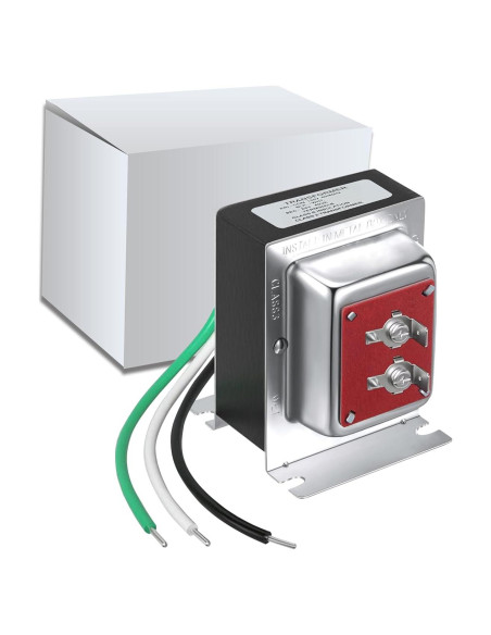 Transformador de Timbre 24V 40VA Nodehawk con Cableado Duro