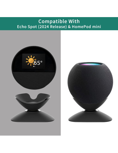 Soporte Ajustable para Echo Spot 2024 y HomePod mini - Dianves