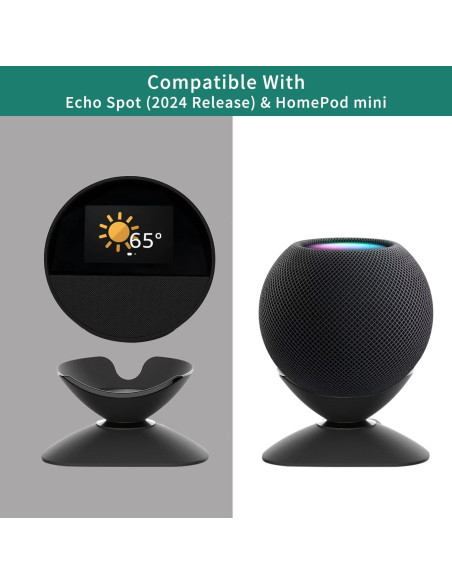 Soporte Ajustable para Echo Spot 2024 y HomePod mini - Dianves