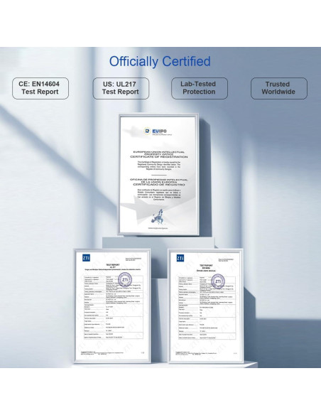 Detector de Humo EUREKA SHIELD PG-S08 con Batería de 10 Años