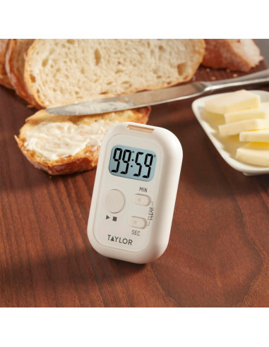 Temporizador Digital Taylor 5879 con Sonido, Luz y Vibración