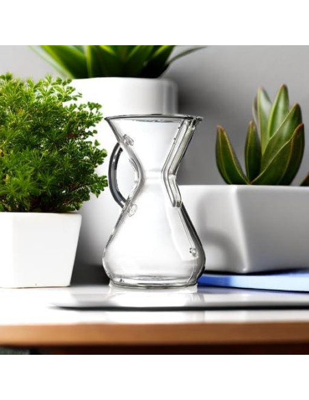 Cafetera Chemex de Vidrio 8 Tazas CM-8GH - Manual
