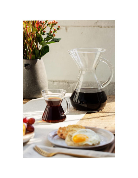 Cafetera Chemex de Vidrio 8 Tazas CM-8GH - Manual