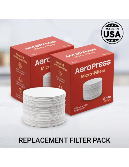 Filtros de Reemplazo AeroPress - 700 Microfiltros Papel