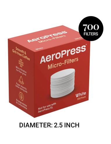 Filtros de Reemplazo AeroPress - 700 Microfiltros Papel