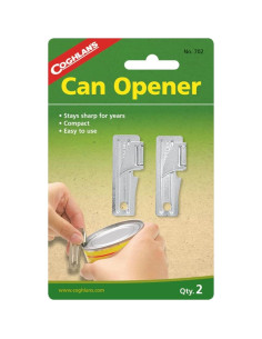 Abrelatas Manual Coghlan's 2-Pack Acero Niquelado Camping 2