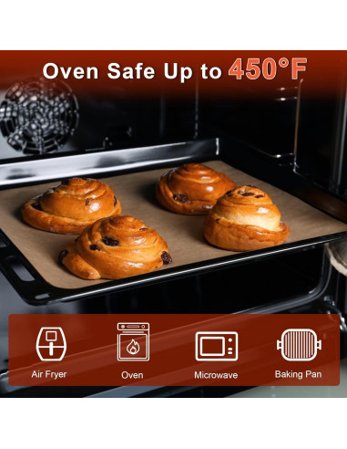 200 Hojas Papel Pergamino Anti-adherente BOOMIBOO 30.5x40.6cm