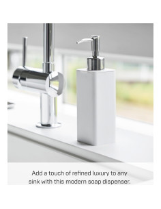 Dispensador de Jabón Recargable Yamazaki Blanco 266ml 2