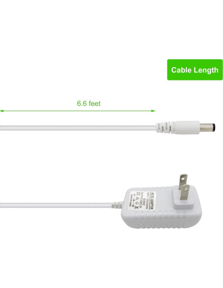 Cable de Alimentación 12V PDEEY para Enrutador TP-Link Deco M5 M4 X20