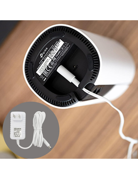 Cable de Alimentación 12V PDEEY para Enrutador TP-Link Deco M5 M4 X20