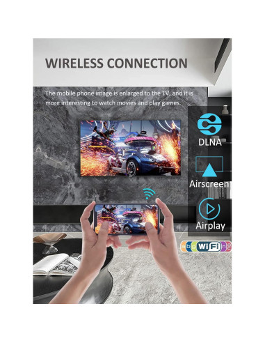 GREVA Android TV Box 8GB RAM 128GB ROM 8K HDR Negro