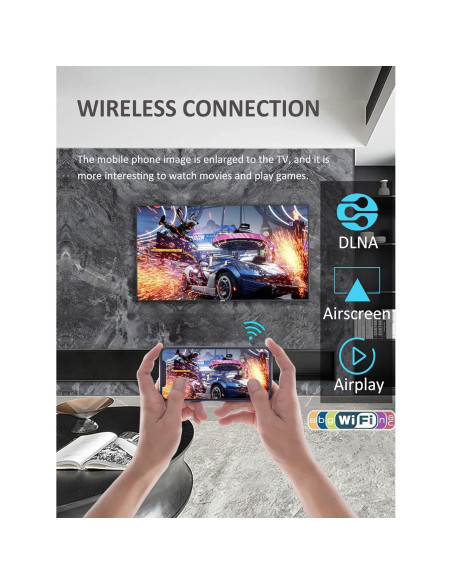 GREVA Android TV Box 8GB RAM 128GB ROM 8K HDR Negro