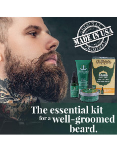 Kit de Barba Clubman Pinaud 3 en 1 Acondicionador, Balsamo y Aceite 2