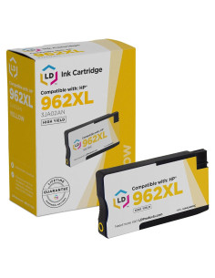 Cartucho de Tinta Amarillo Remanufacturado LD 962XL para HP