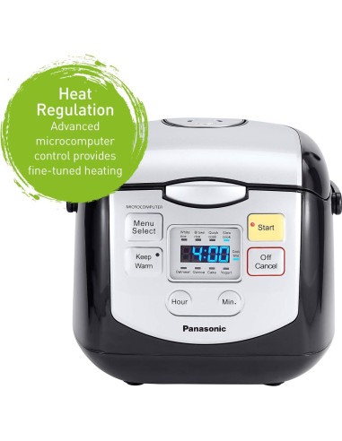 Olla Arrocera Panasonic SR-ZC075K 4 Tazas Anti-Adherente