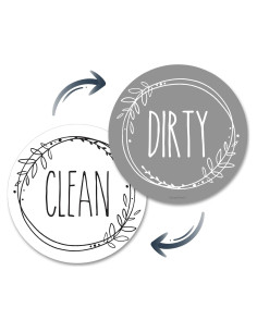 Imán Doble Cara Limpio/Sucio SimplyNeat 8.89 cm para Lavavajillas