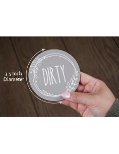 Imán Doble Cara Limpio/Sucio SimplyNeat 8.89 cm para Lavavajillas 2