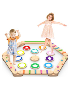 Viga de Equilibrio Montessori HAFTKD - Juego Activo para Niños