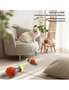 Bola Interactiva para Gatos Hanipuppy Cola Rápida 3.0 2