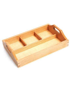 Bandeja de Clasificación Montessori Niños Asombrosos 3 Compartimentos