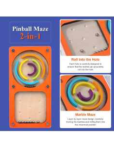 Laberinto de Canicas WODI - Juguete Educativo Montessori 3+ 2