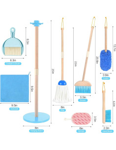 Juego de Limpieza Montessori WHOHOLL para Niños 3-10 Años 2