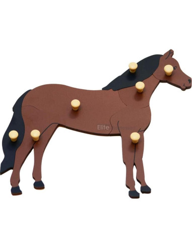Rompecabezas de Madera Caballo Elite Montessori 24x24cm