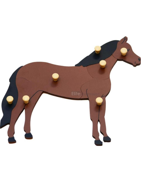 Rompecabezas de Madera Caballo Elite Montessori 24x24cm