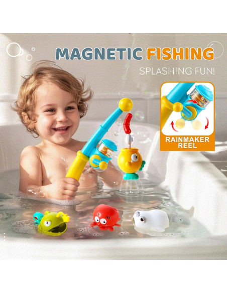 Conjunto de Juguetes de Baño Aprilwolf 18 Piezas Conjunto de Juguetes de Baño Aprilwolf 18 Piezas