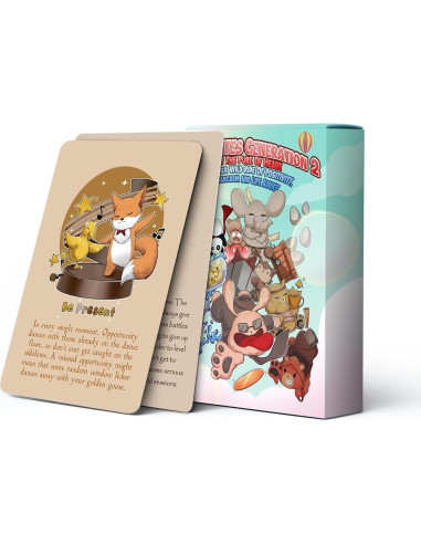 Tarjetas de Afirmación Positiva Lacunas - 50 Cartas Ecológicas