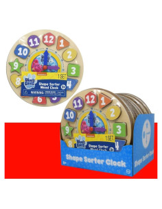 Reloj de Madera Clasificador de Formas Blue's Clues 22.2 cm