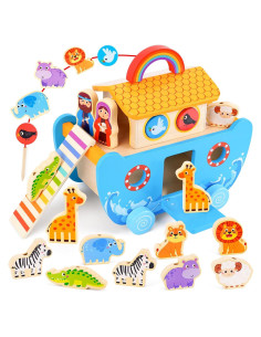 Juguete de Madera Arca de Noé Montessori 1.15 kg 2-4 años