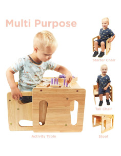 Paquete Montessori y Yo Infante - Muebles, Mesa y Silla 2