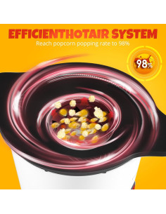 Hacedor de Palomitas de Maíz Vminno 4.5L Sin Aceite 1200W 2