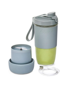 Licuadora Portátil Oster Blend Active 295 ml Cargable USB Gris
