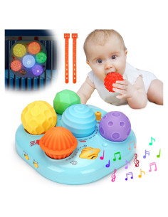 Juguetes Musicales Iluminados Tsomtto para Bebés 6-12 Meses