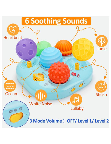 Juguetes Musicales Iluminados Tsomtto para Bebés 6-12 Meses