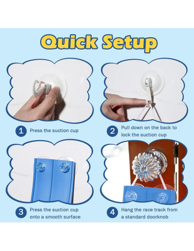 Pista de Carreras Flexible INKZOO 15 Pies para Niños 3+