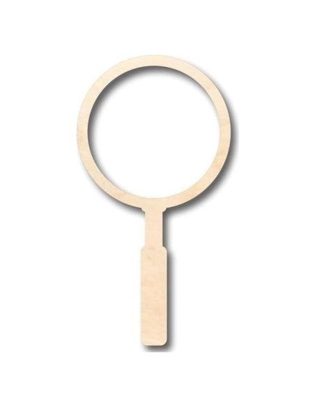 Lupa de Madera Sin Terminar 45.72 cm DIY 2.54 cm Grosor