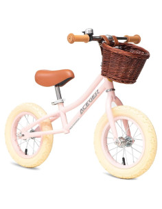 Bicicleta de Equilibrio ACEGER 12" Rosa para Niños 2-5 Años