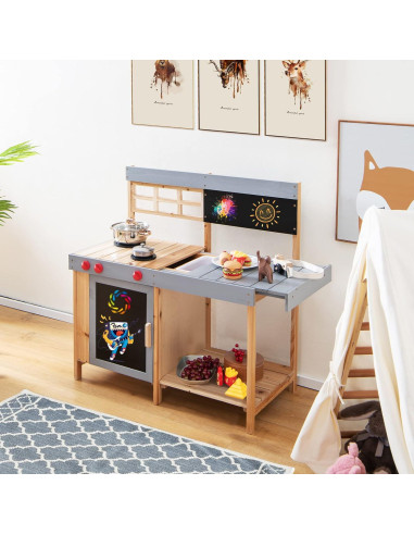 Cocina de Barro HONEY JOY para Niños al Aire Libre 90 cm