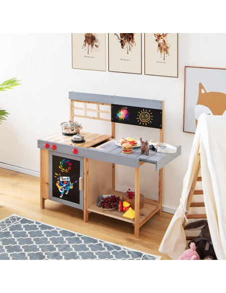 Cocina de Barro HONEY JOY para Niños al Aire Libre 90 cm