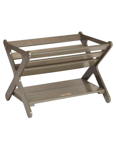 Caddy de Libros ECR4Kids Lavado Gris 62.5x44.5x44.5 cm