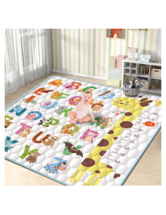 Alfombrilla de Juego Teekdeer 200x180 cm Antideslizante Plegable